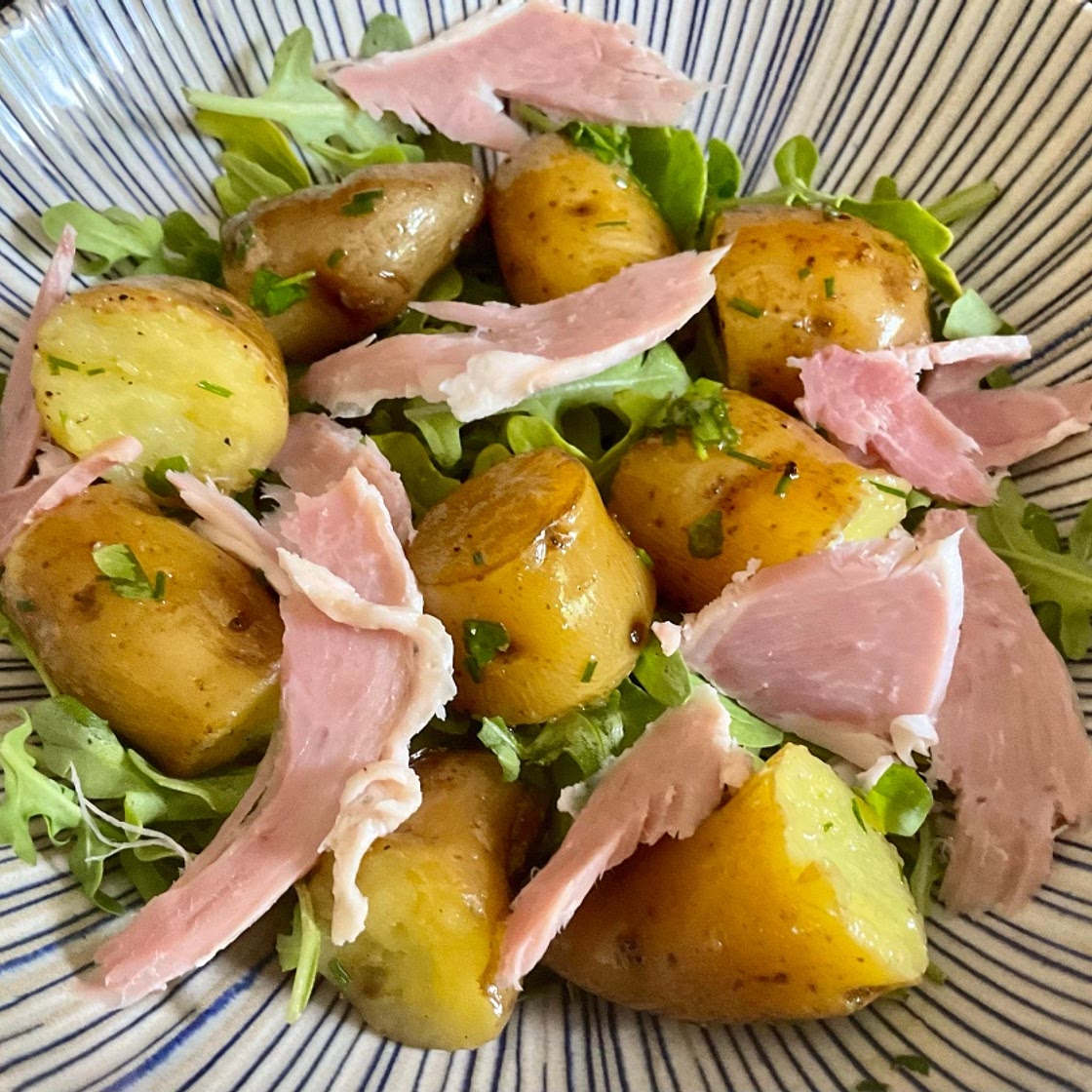 Healthy Ham and Herby Potato Salad