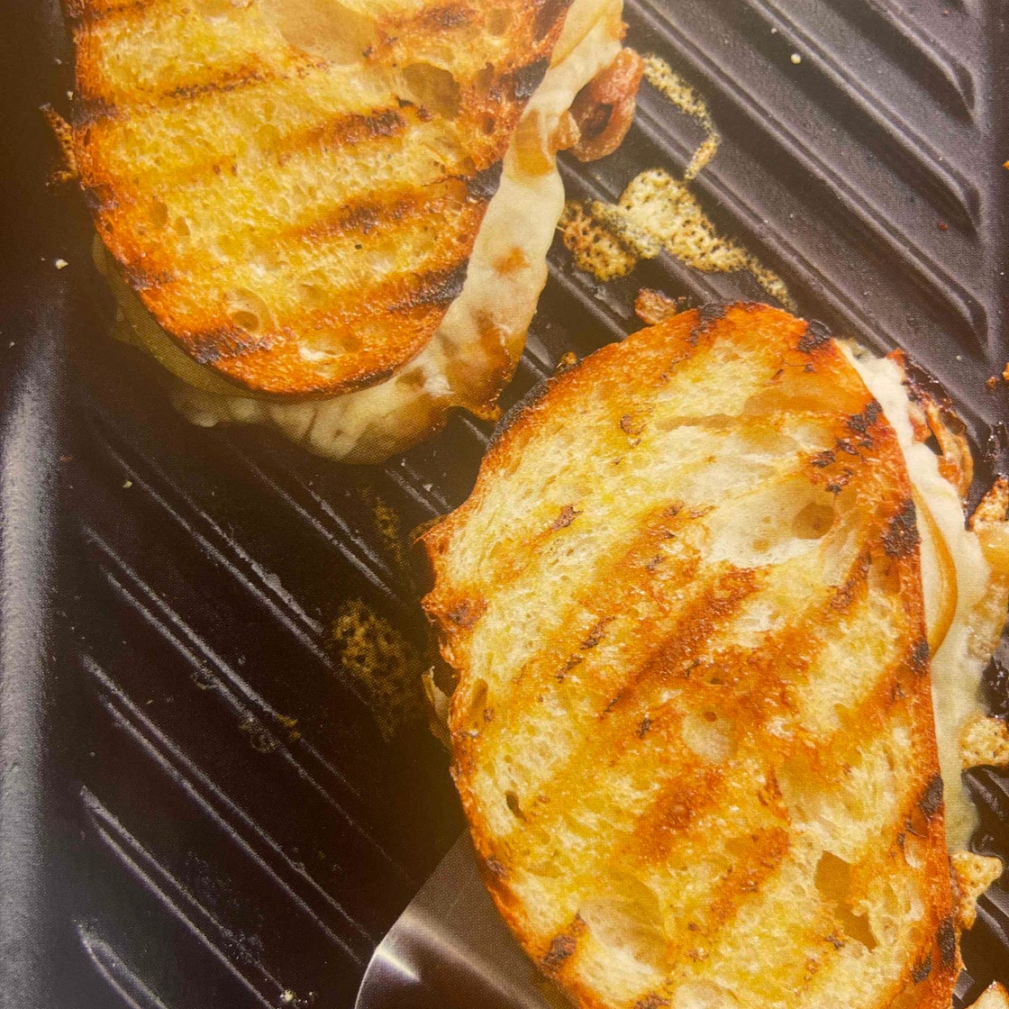 Grown-Up Grilled Cheese w/ Caramelized Onions & Pear