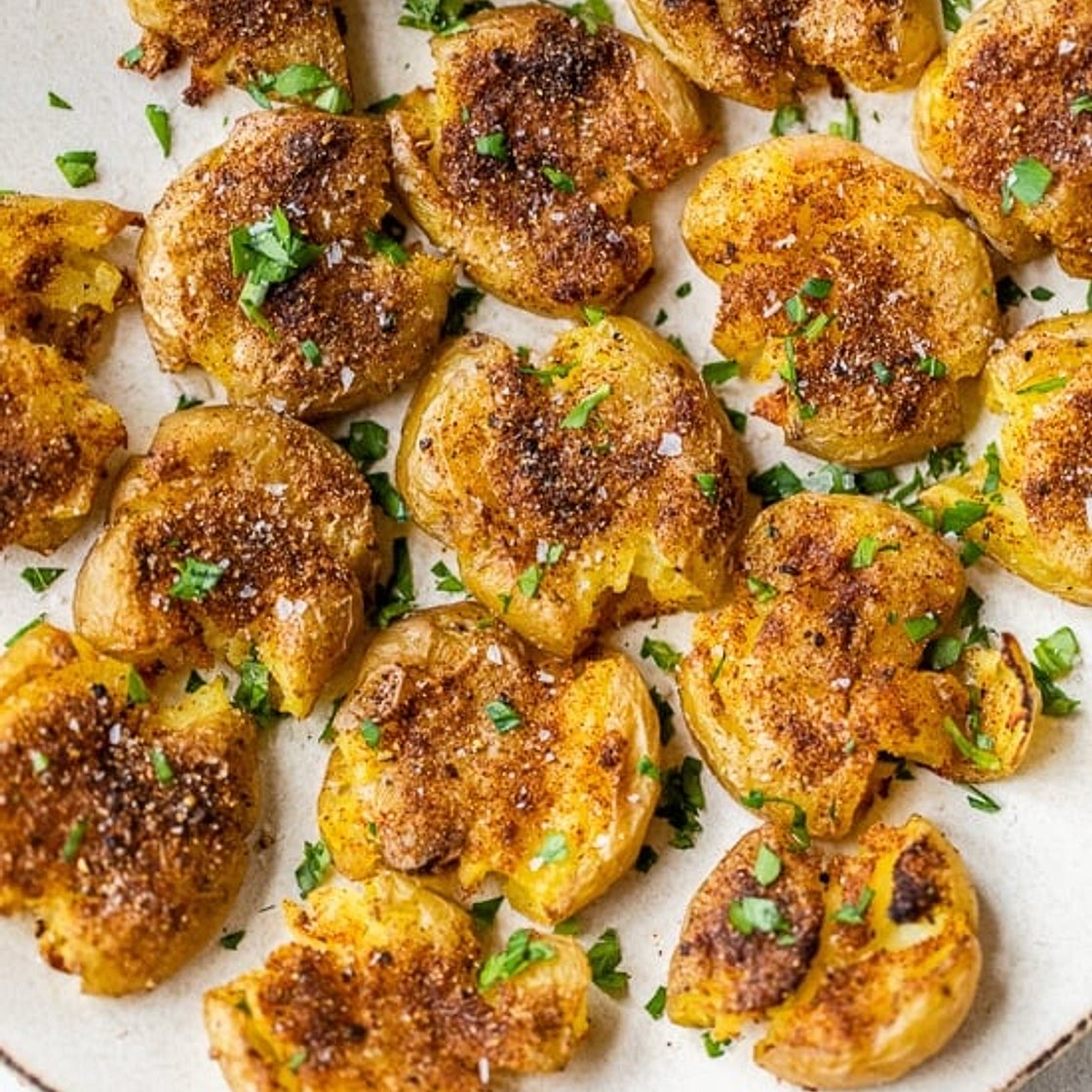 Paprika Smashed Potatoes