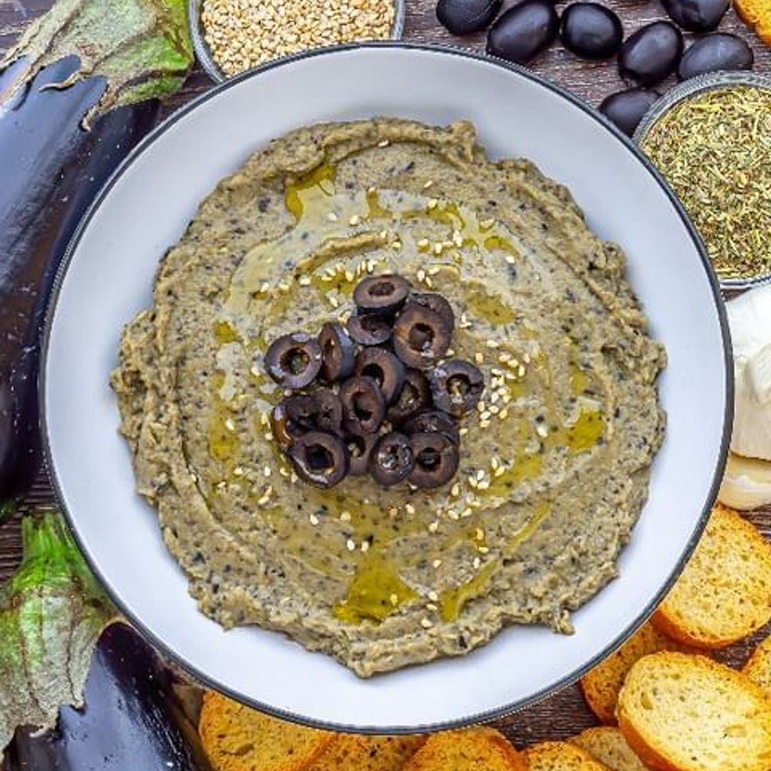 🍽 PATÉ DE BERENJENAS Y ACEITUNAS