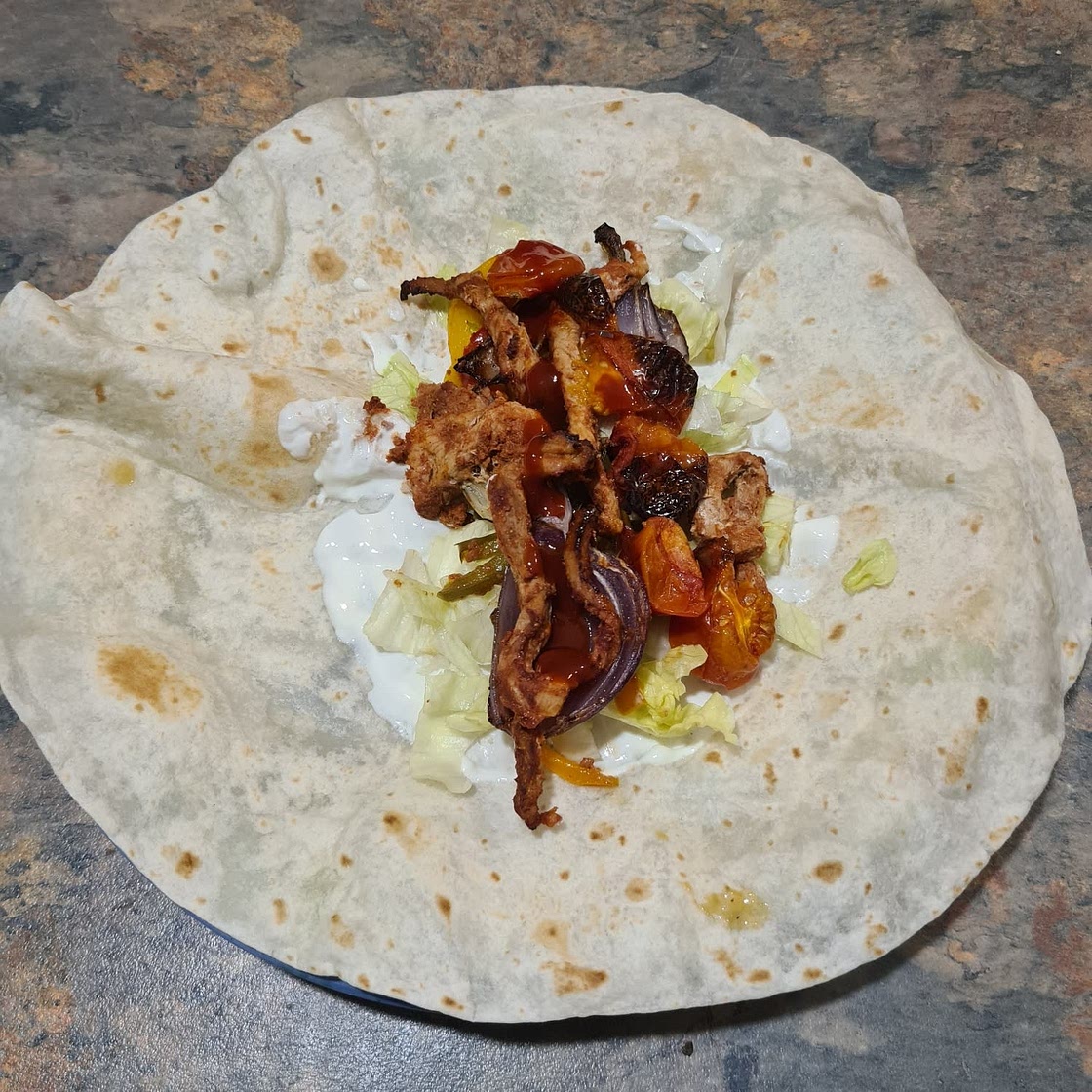 Tray-Baked Pork Fajitas