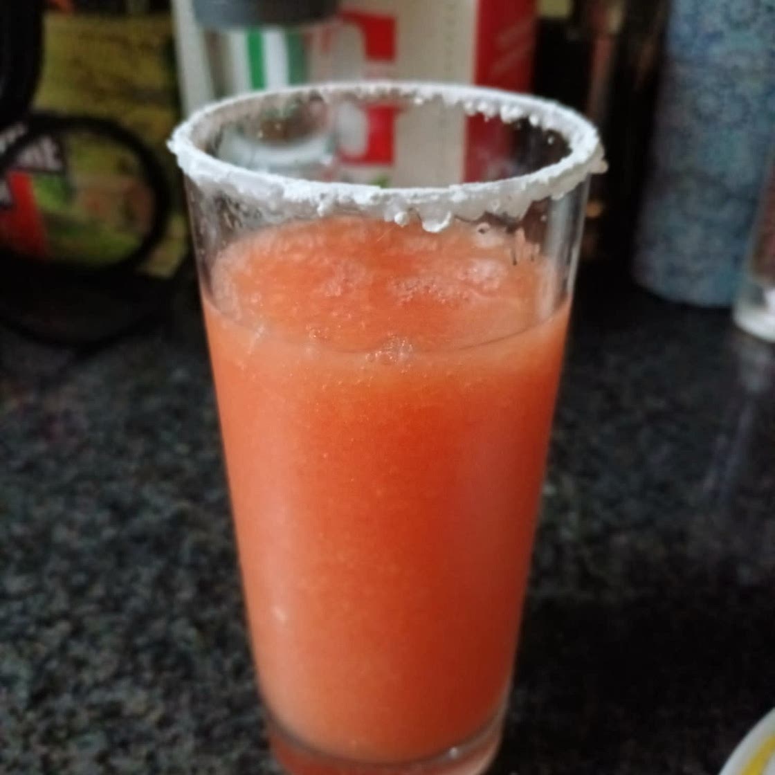 Frozen Watermelon & Rum Cooler