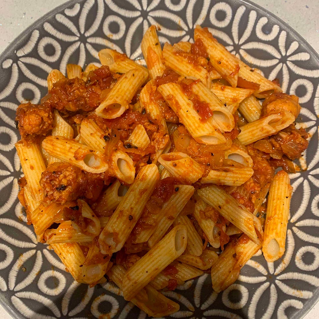 sausage and tomato pasta