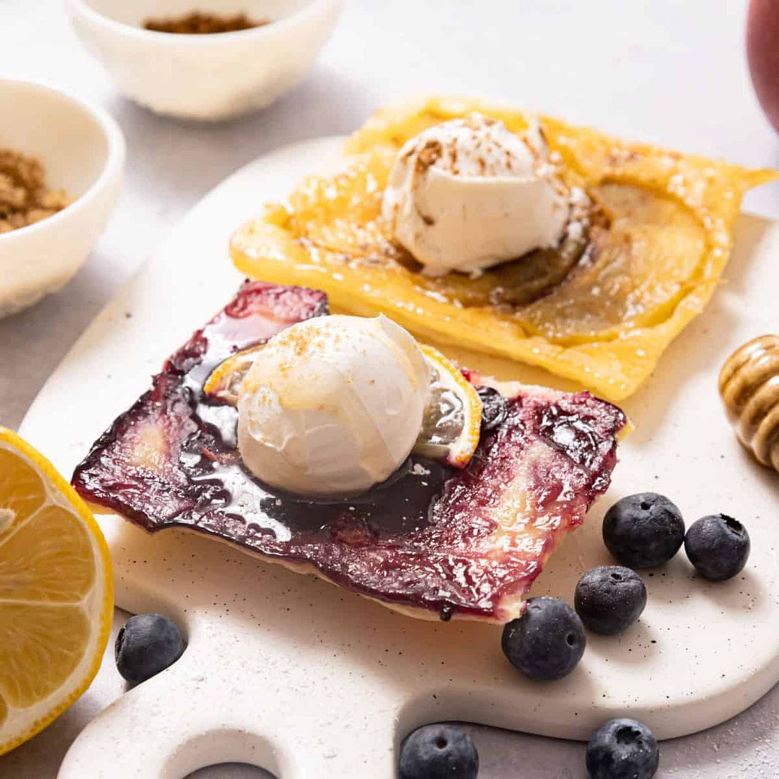 Puff Pastry Fruit Tarts