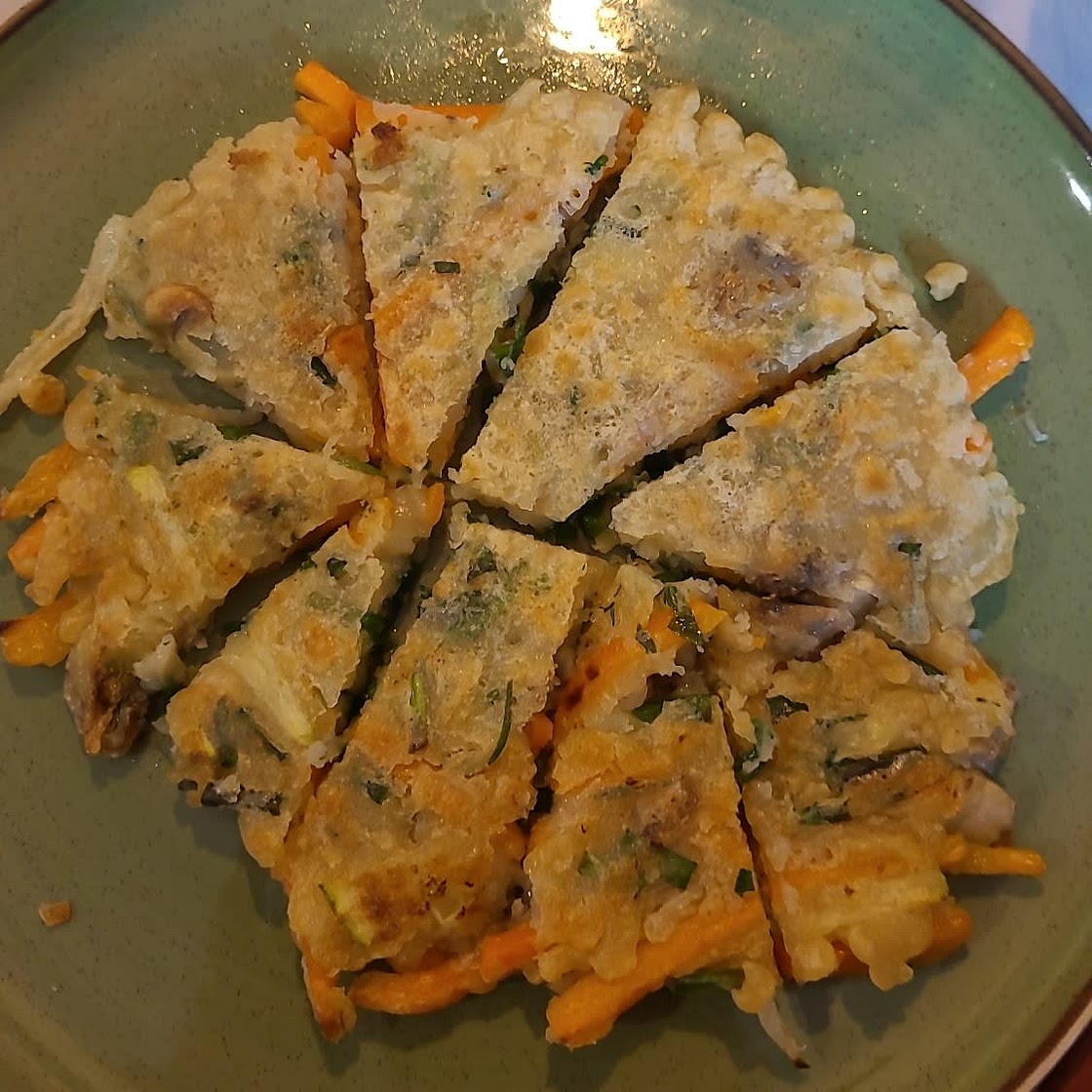 Vegan Yachae Jeon 야채전 (Korean Vegetable Pancakes)