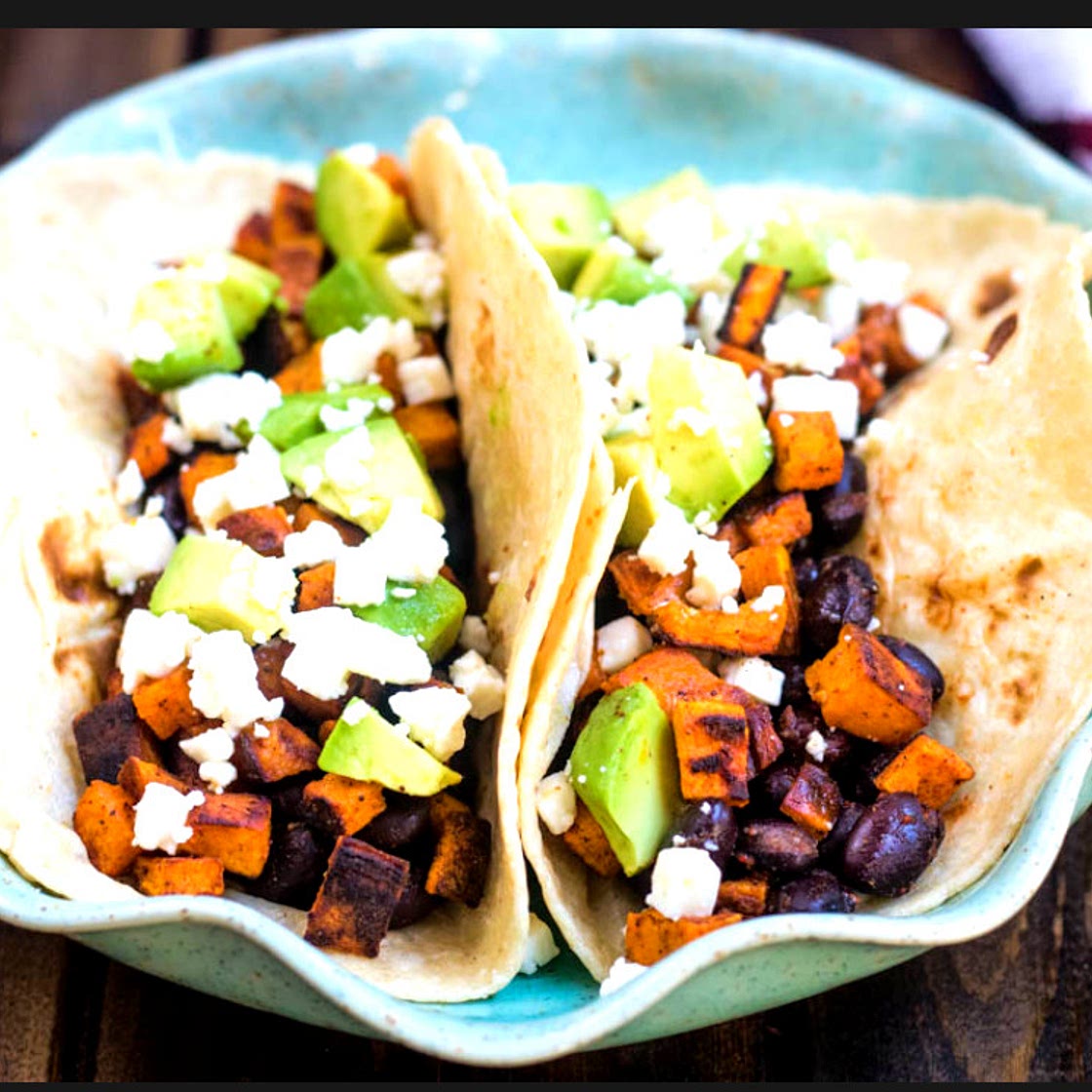 Sweet Potato and Black Beans Tacos