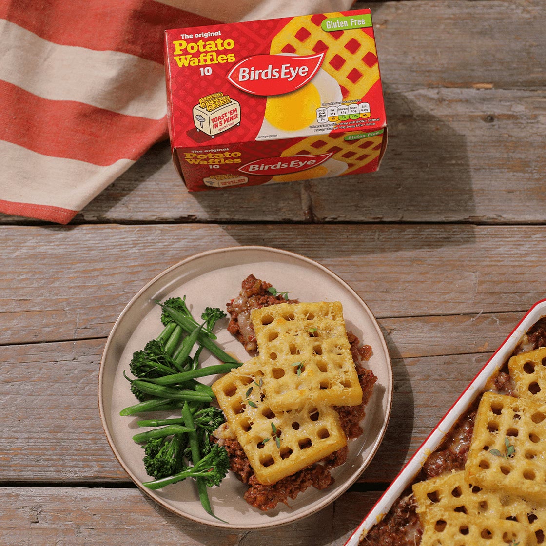 Potato Waffle Cottage Pie