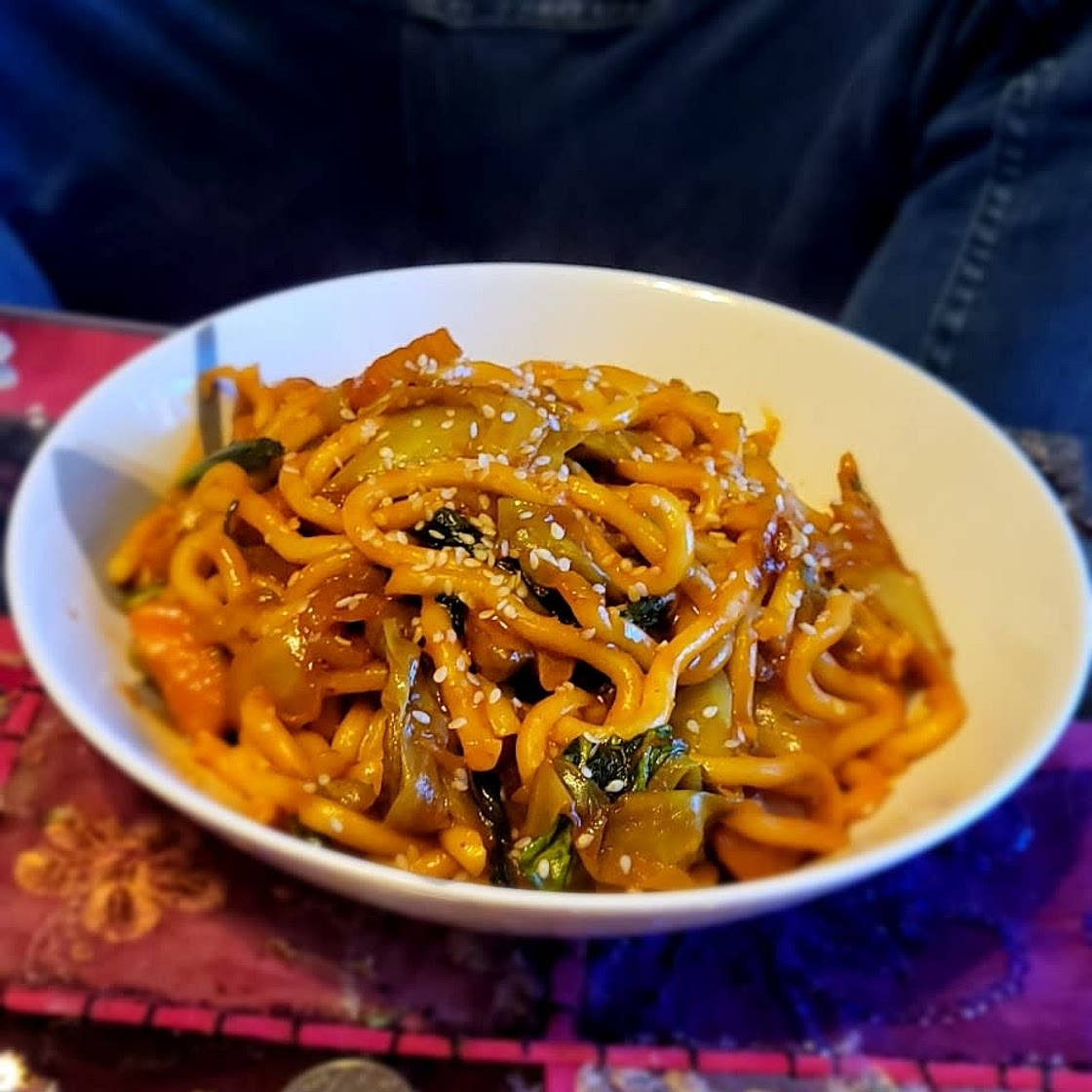Korean-Style Spicy Noodles