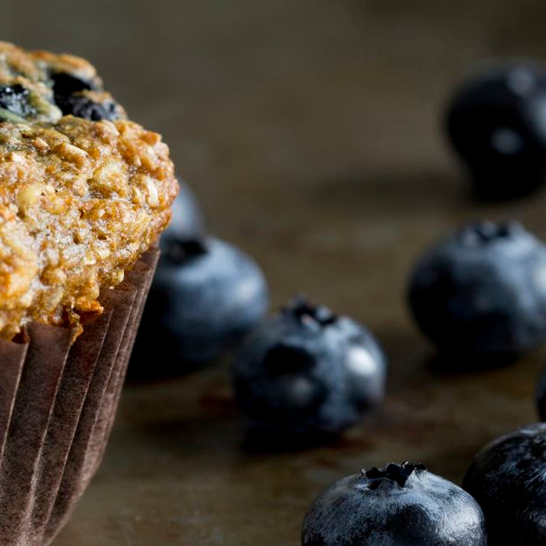 Low-Fat Blueberry Bran Muffin Recipe