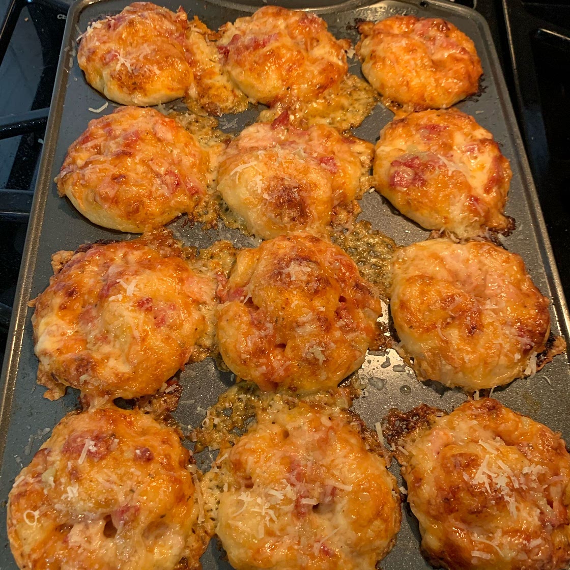 Mini Focaccia Pizzas