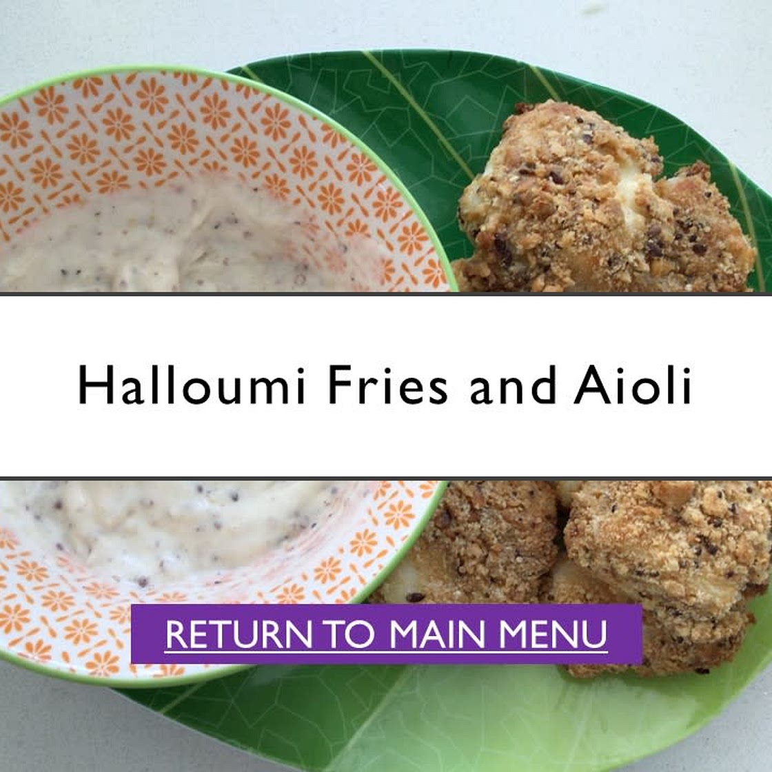 Halloumi Fries and Salsa