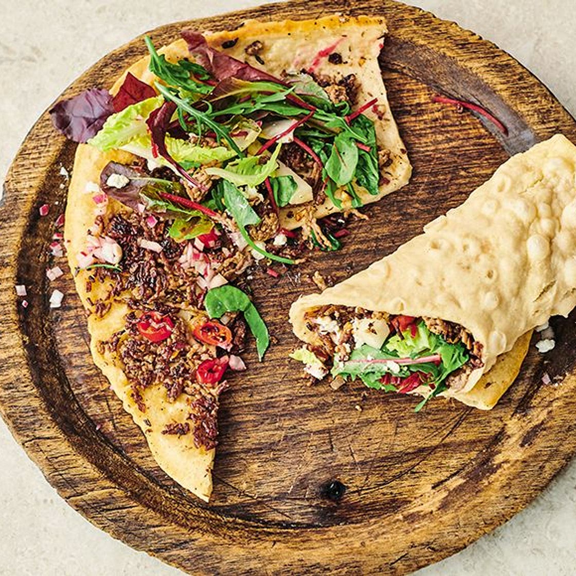 Jamie Oliver's crispy lamb kebab flatbread recipe – YOU Magazine