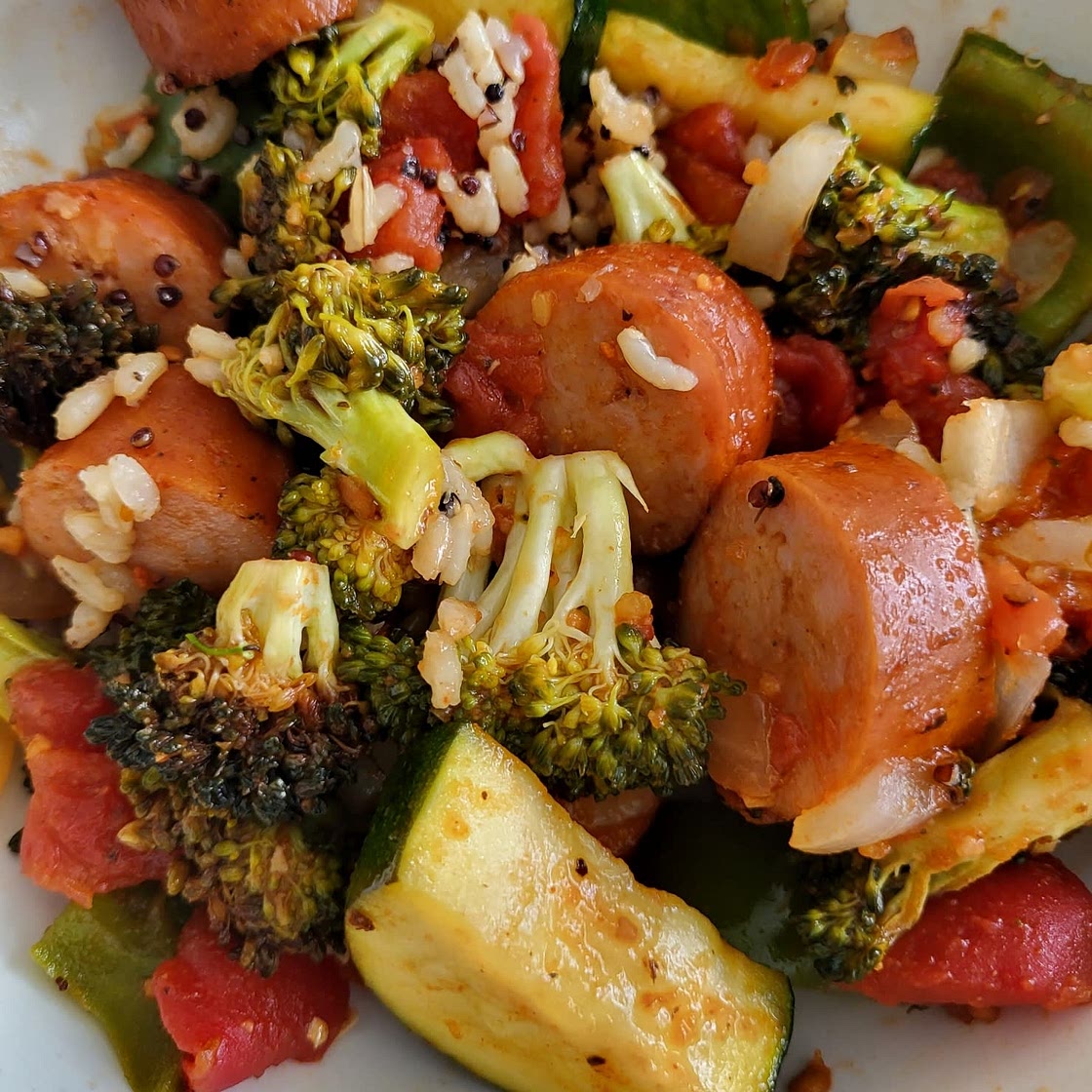 Air Fryer Cajun Shrimp Dinner