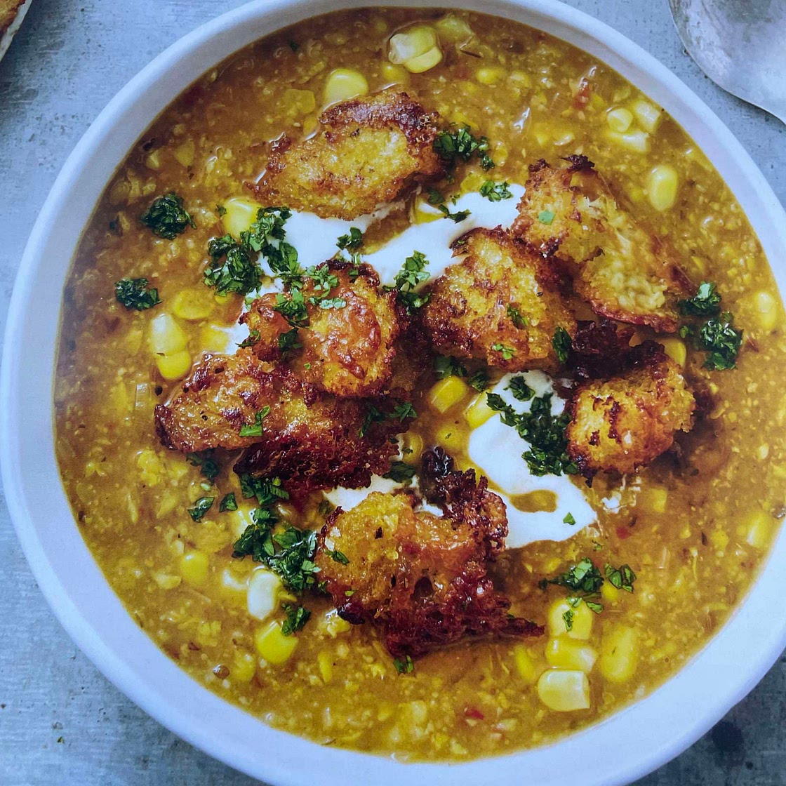 Smoky sweetcorn chowder