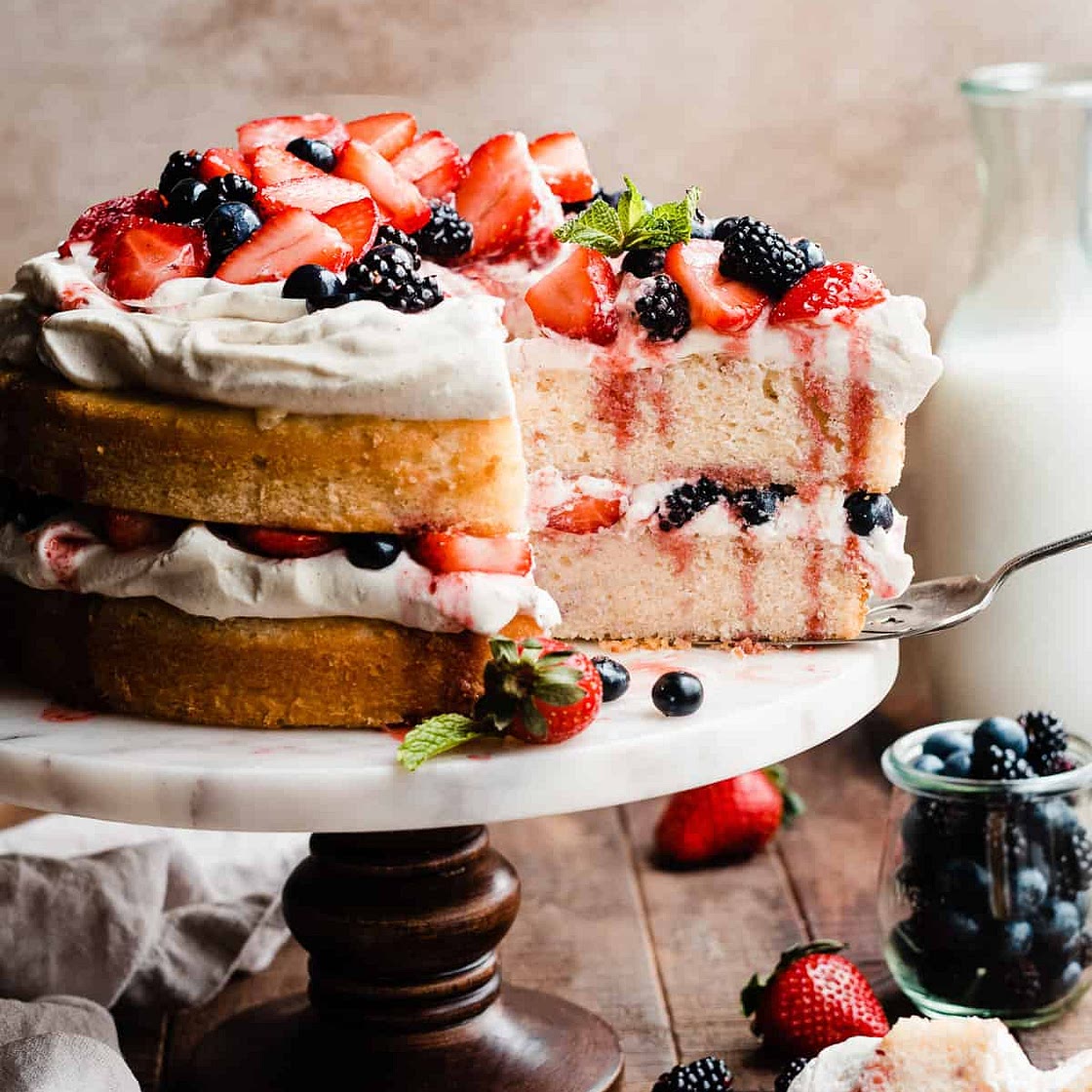 Berries & Cream Cake