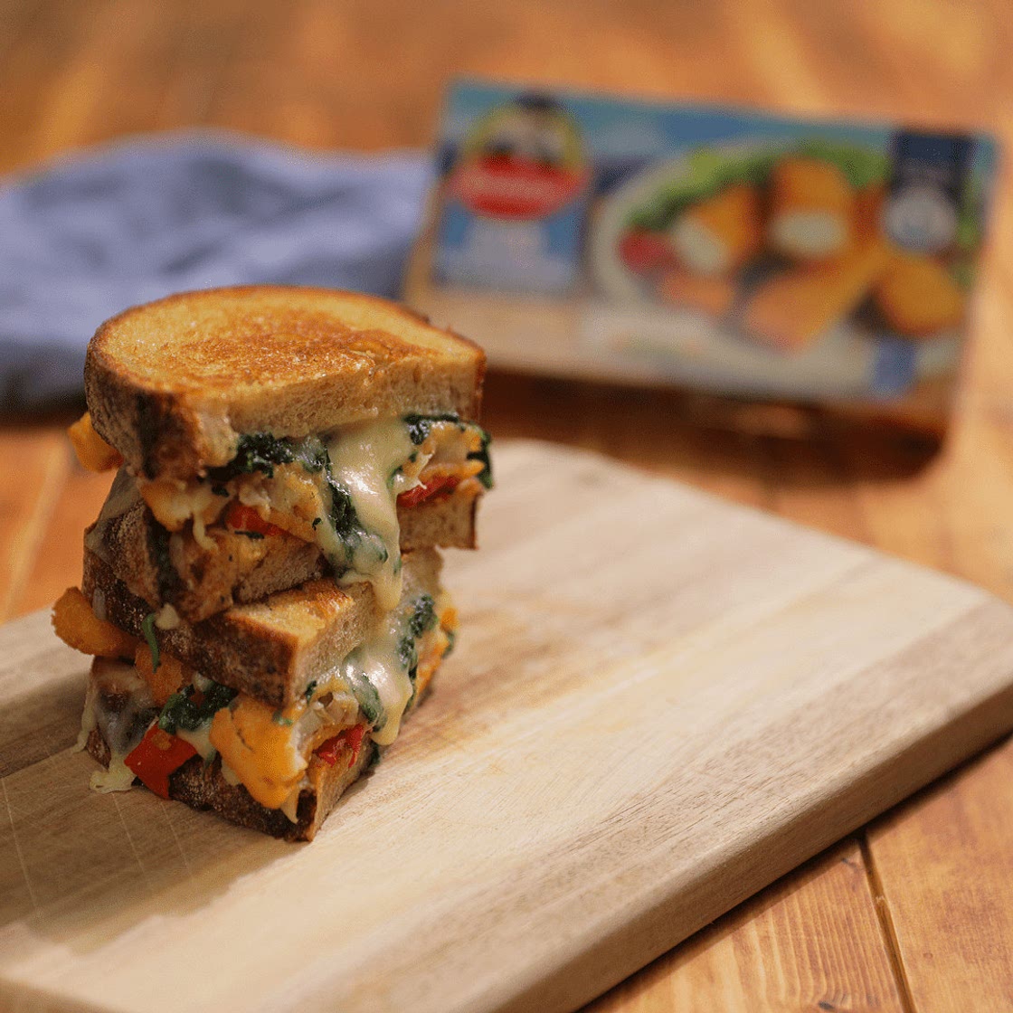 Speedy Fish Finger Cheese Toastie