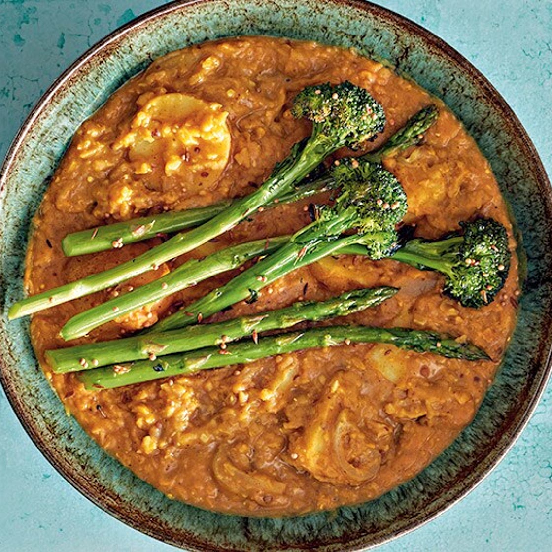 New potato and lentil coconut curry recipe