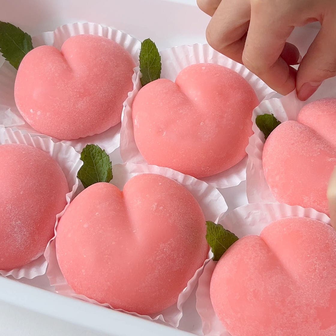Peach Mochi