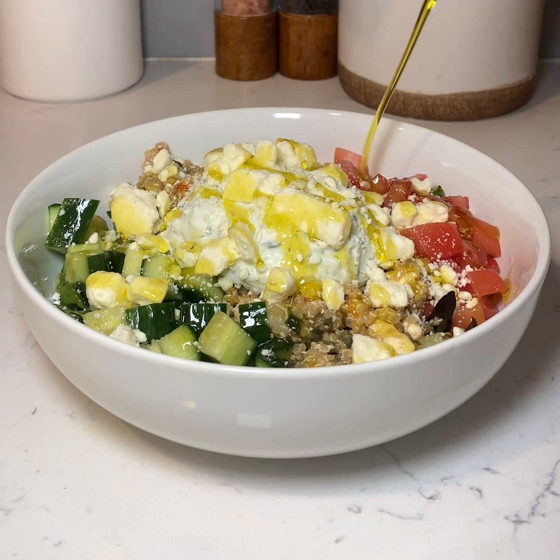 Tangy Quinoa Chopped Salad