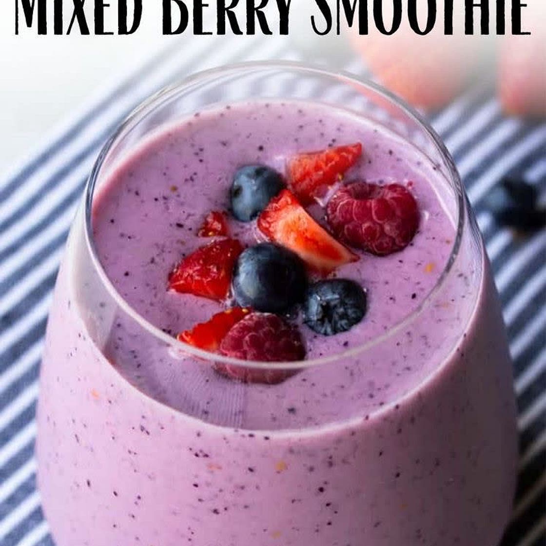 Mixed Berry Protein Smoothie