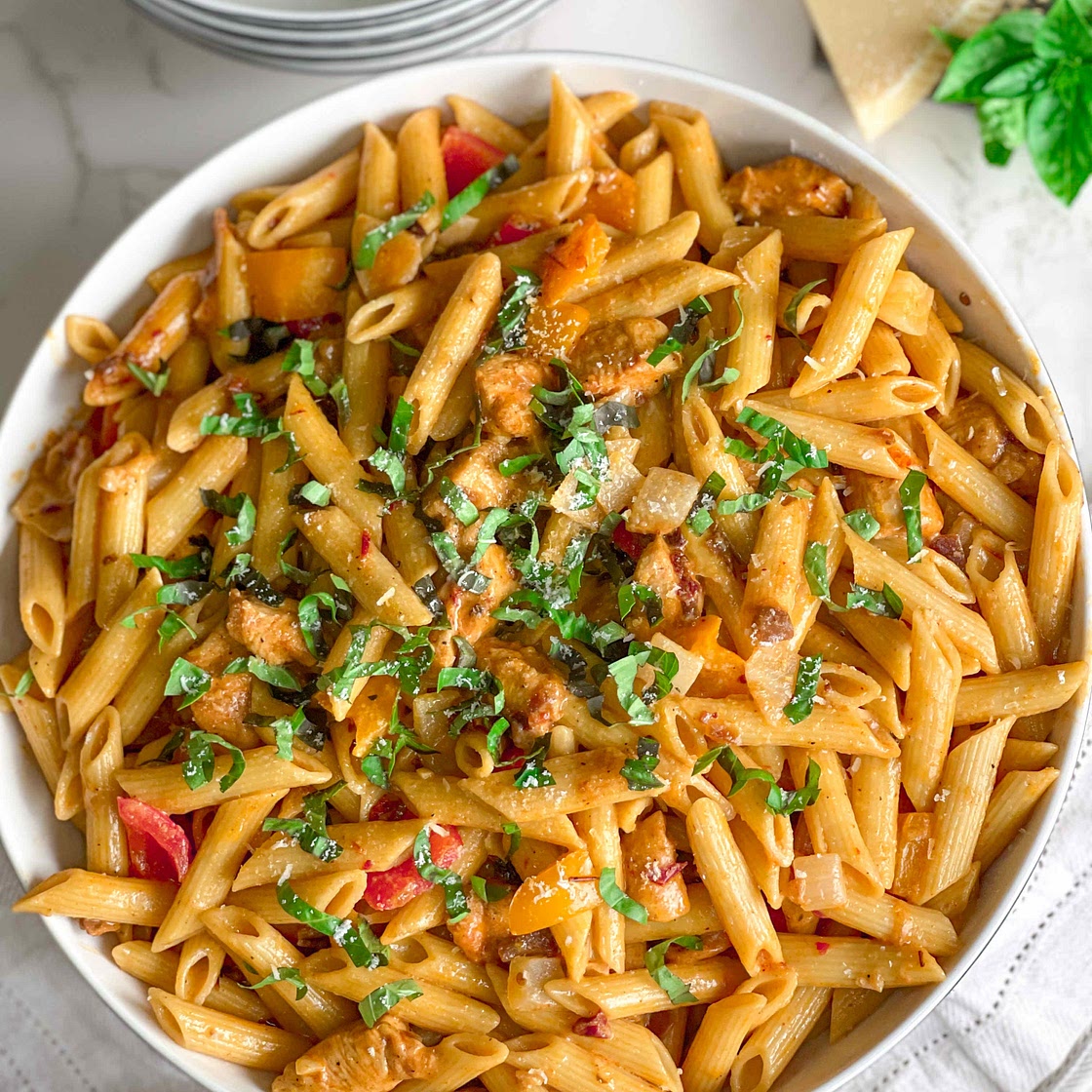 Chipotle chicken pasta  