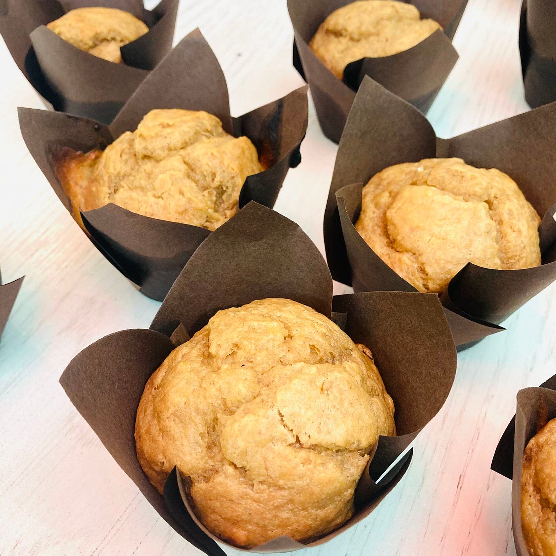 Peanut Butter Banana Muffins