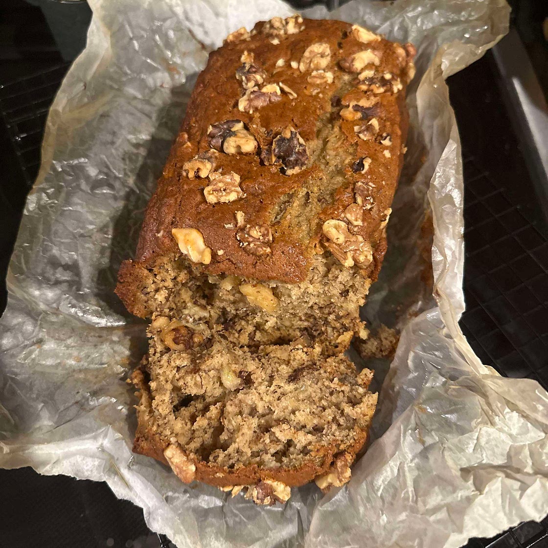 Brown butter banana bread 
