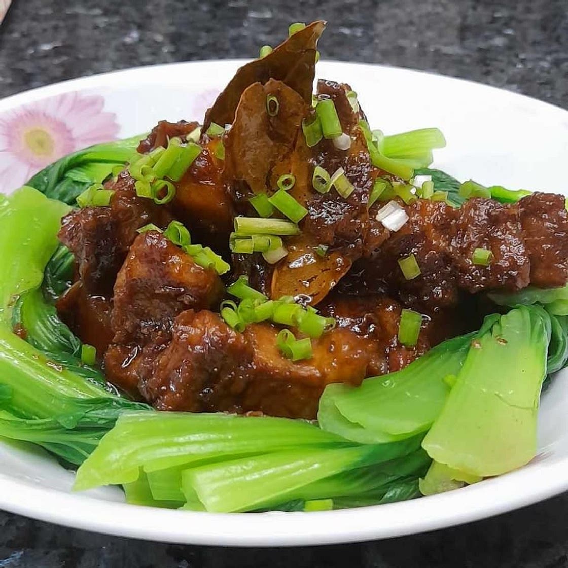 Red braised pork belly
