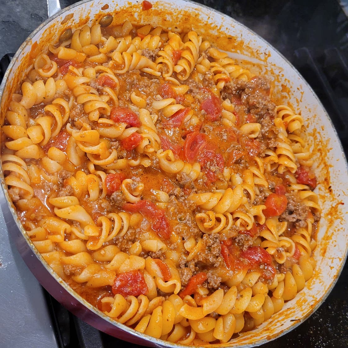 One Pot Cheesy Italian Goulash