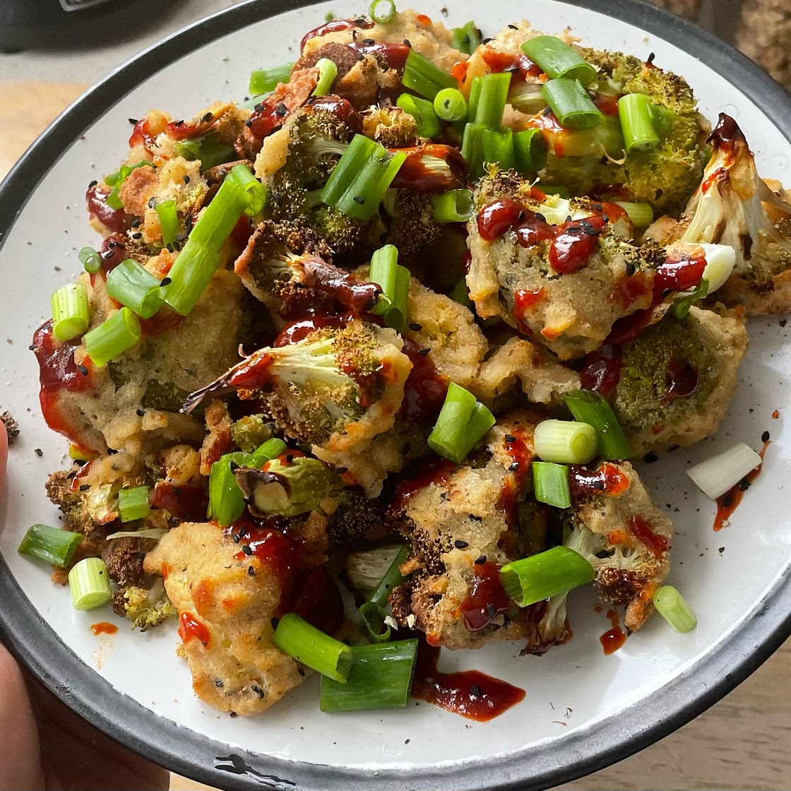 Spicy Gochujang Broccoli Wings