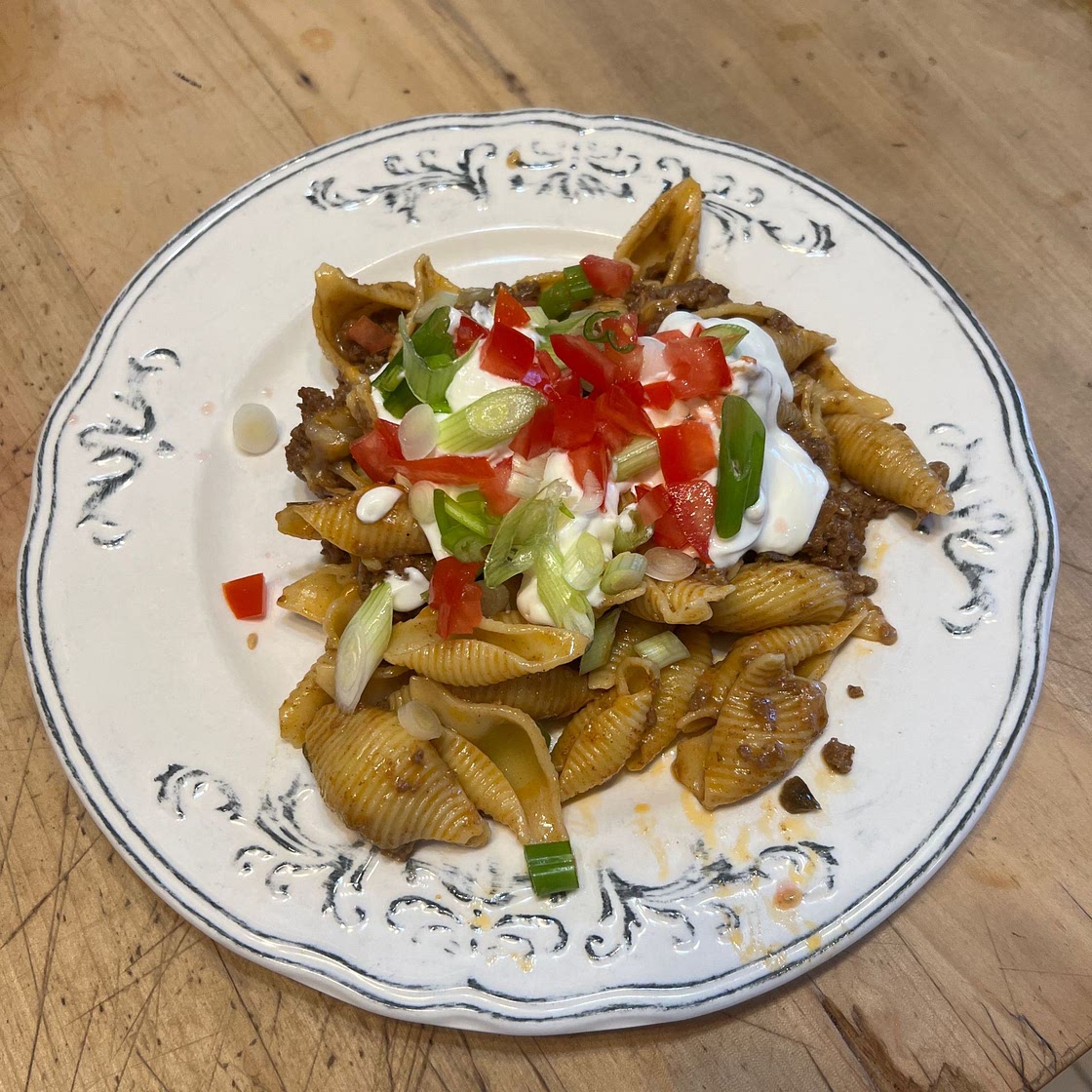 Cheesy Taco Pasta