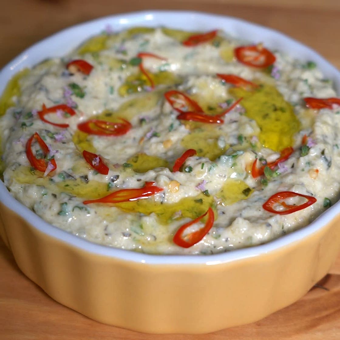 Creamy and Light Zucchini Dip