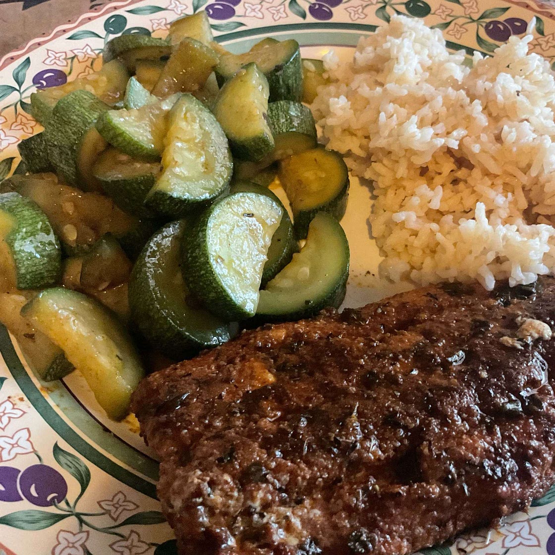 Blackened Salmon with Zucchini
