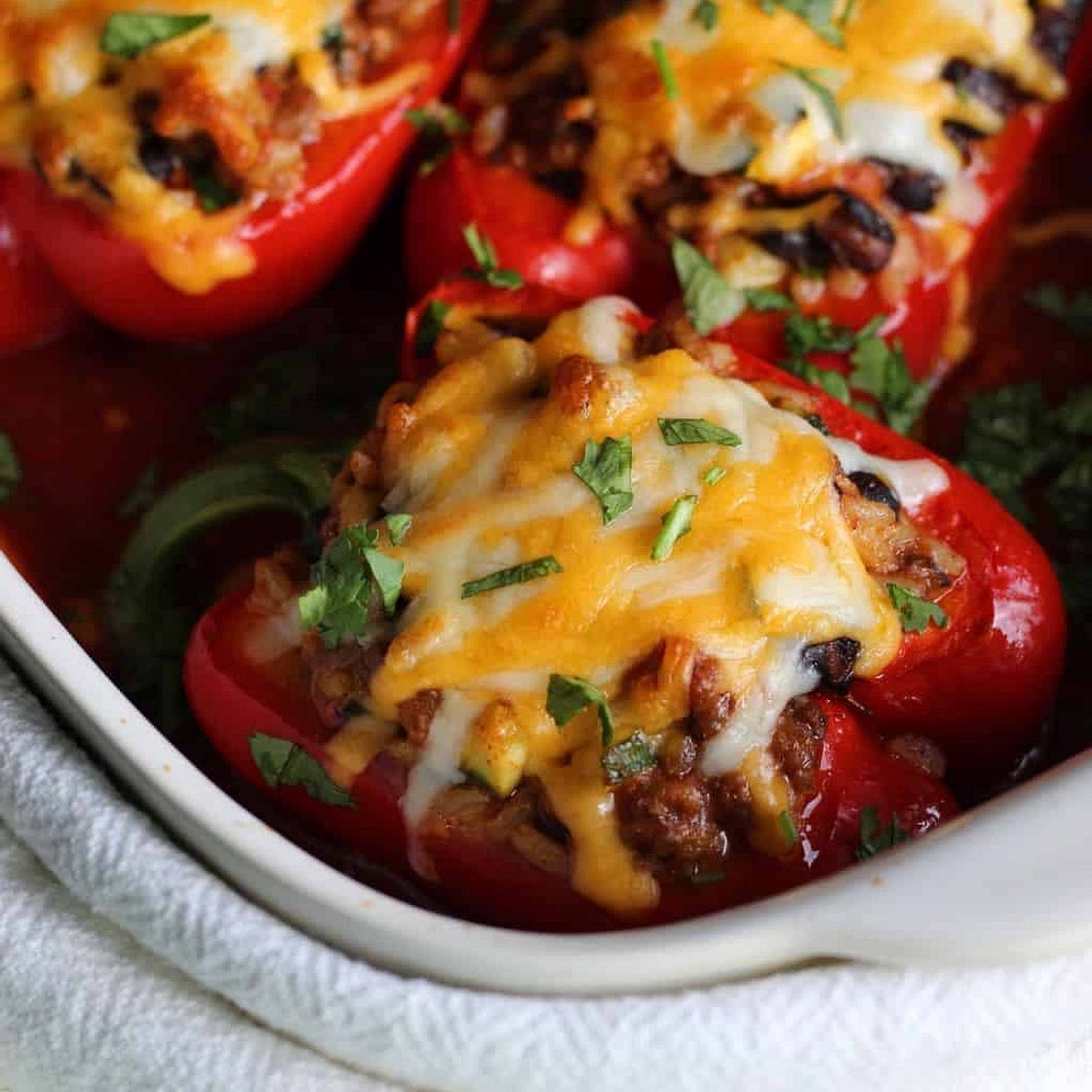 Low Carb Taco Turkey Bell Peppers