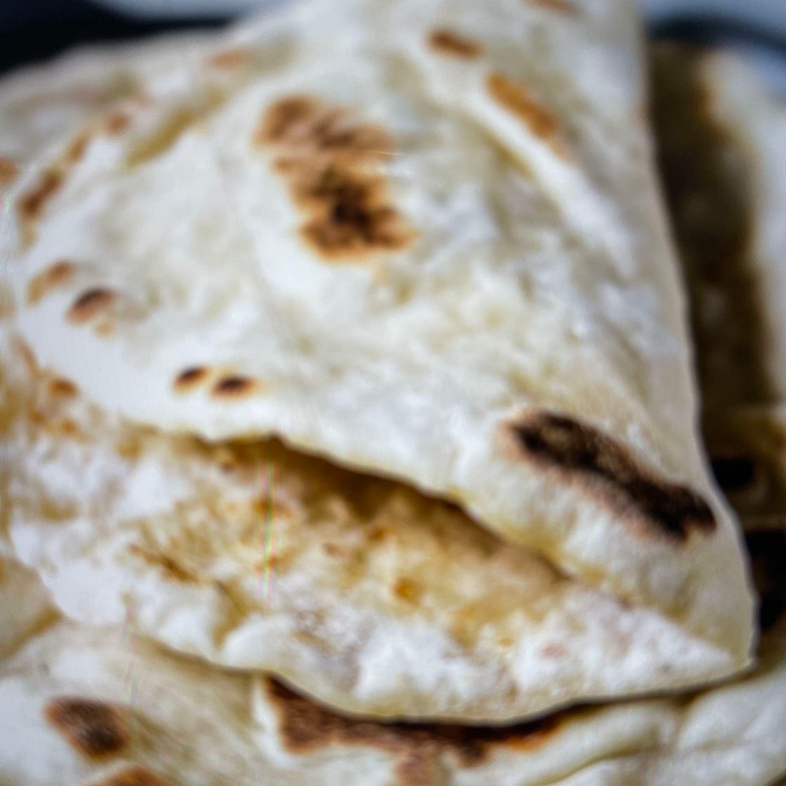 Naan bread no yeast