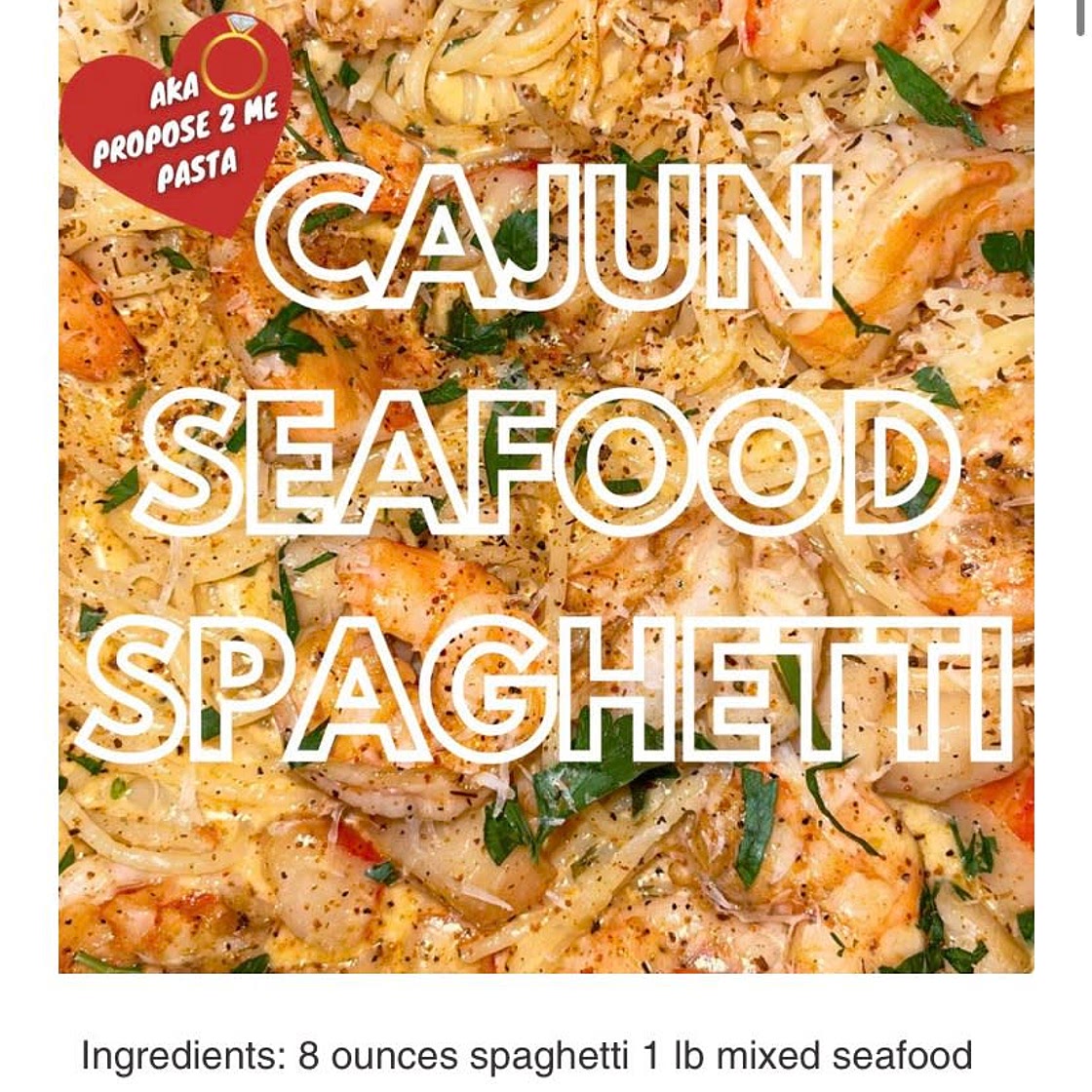 Propose to me Pasta