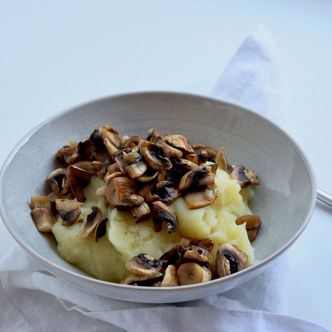 Kartoffelpüree mit Pilz-Gravy