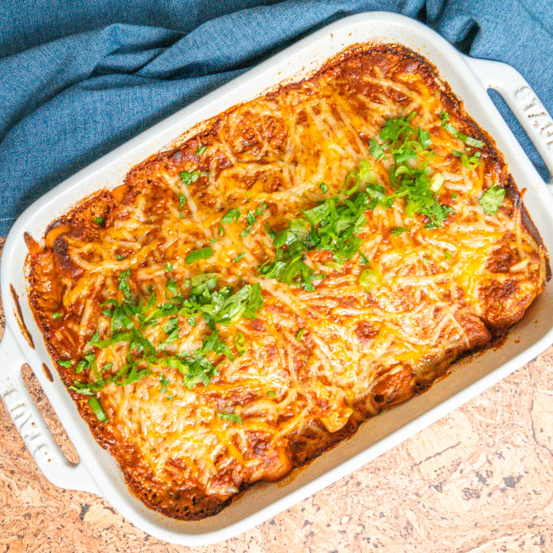 Vegan Cheese Enchiladas