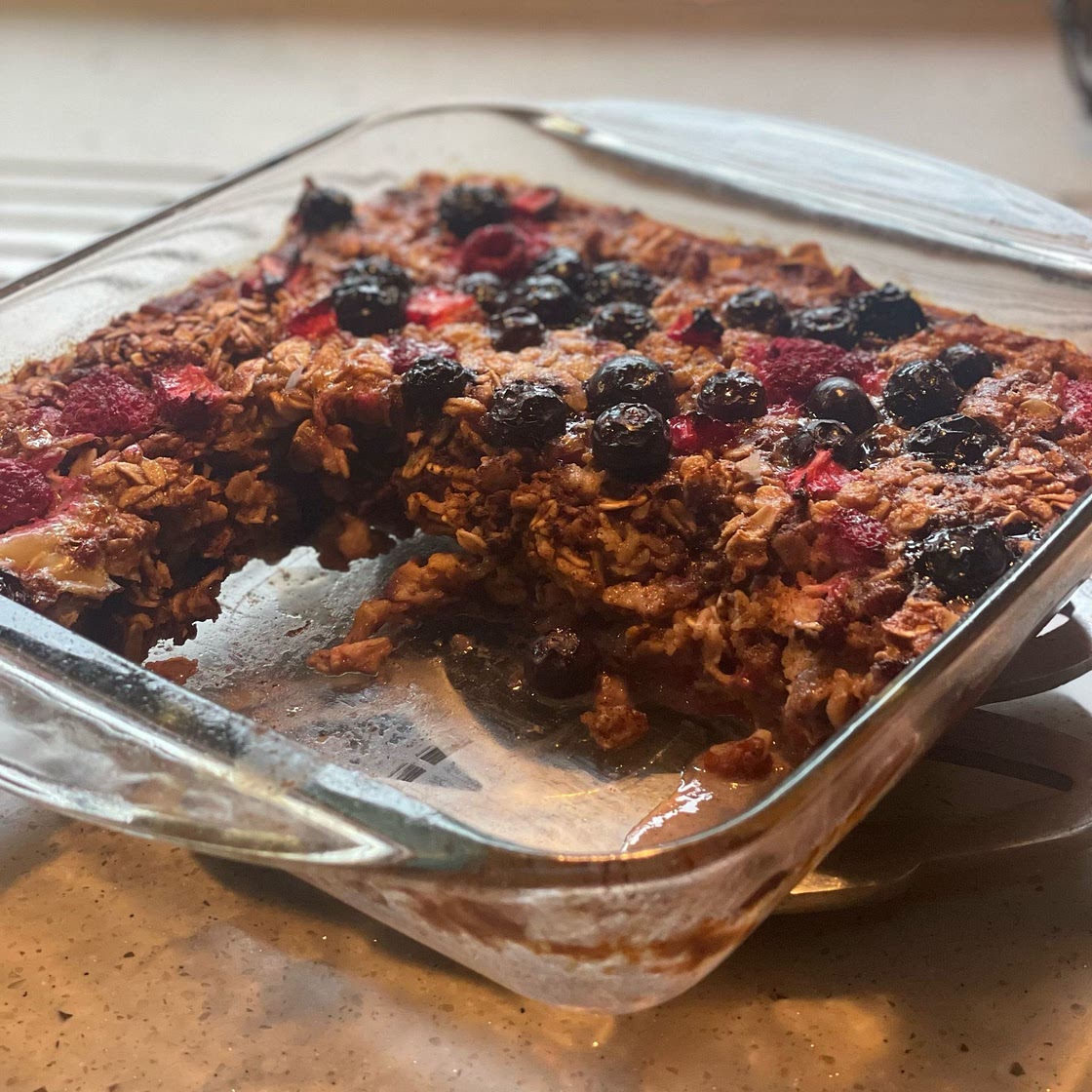 Blueberry Baked Oatmeal