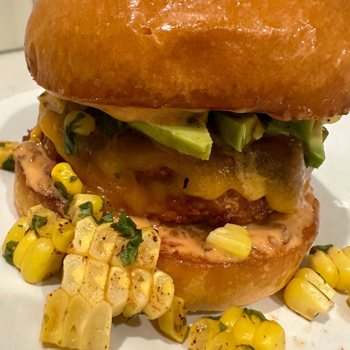 Chipotle Cheddar Chicken Burgers