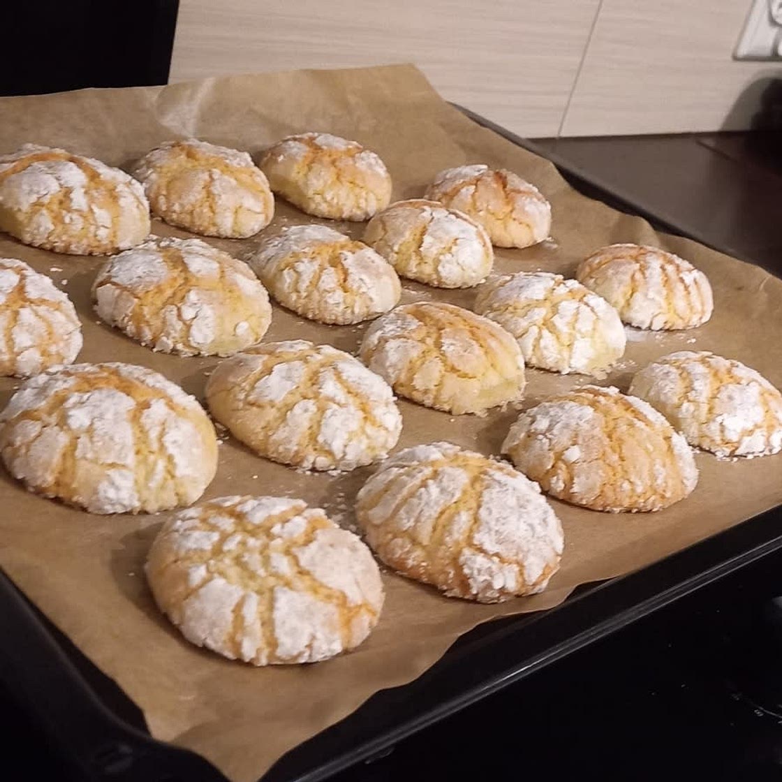 Lemon Crinkle Cookies