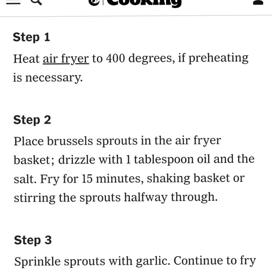 Air-Fryer Brussels Sprouts With Garlic, Balsamic and Soy