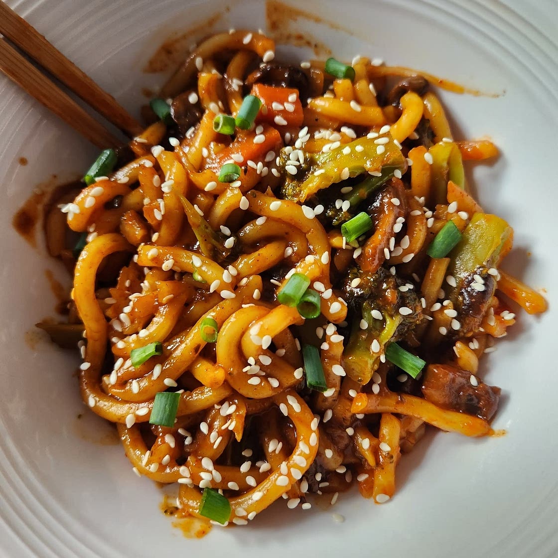 Korean-Style Spicy Noodles