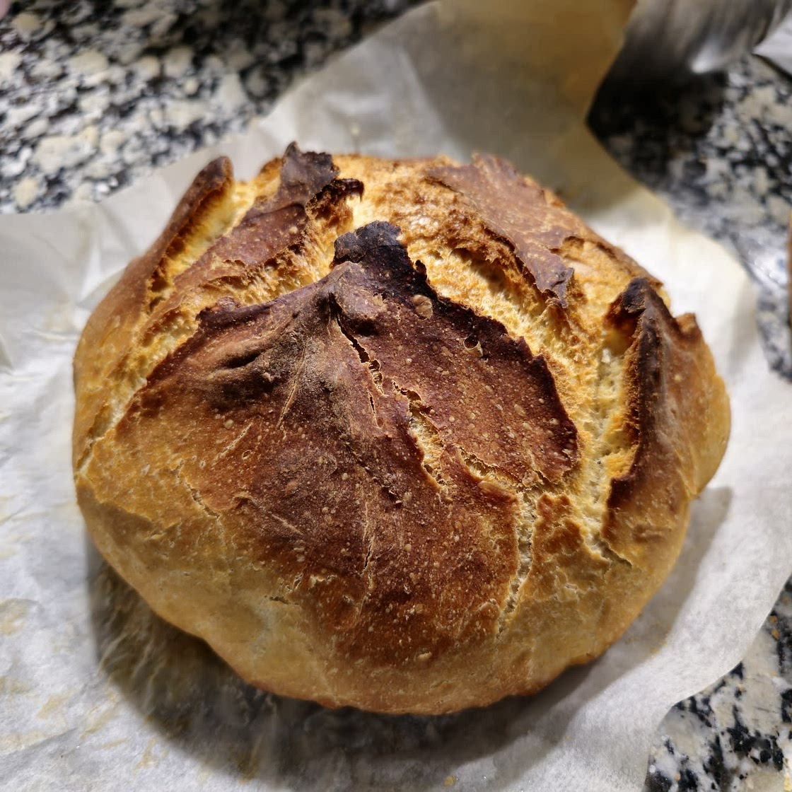 Easy Crusty Dutch Oven Bread