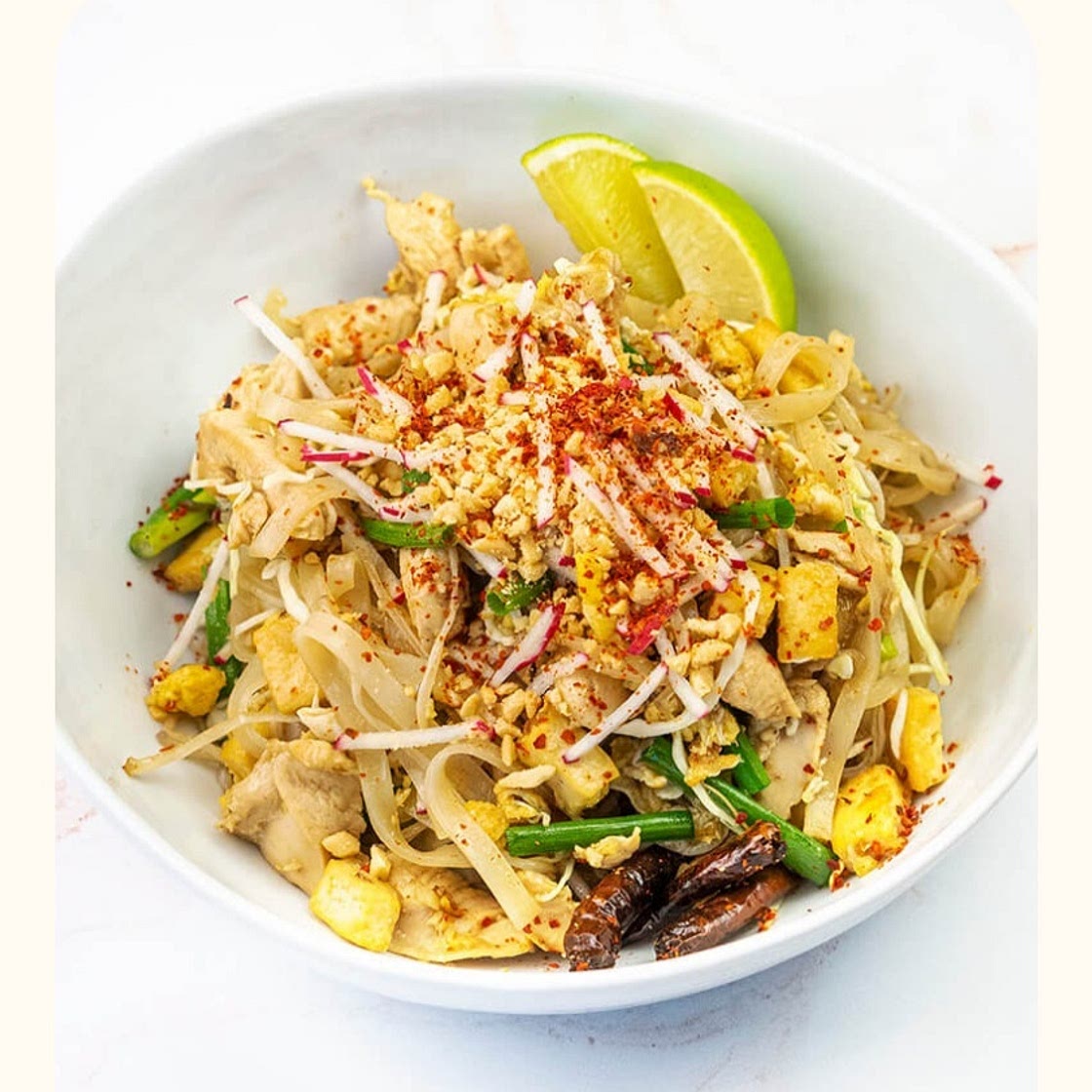 Pad Thai (no fish sauce ver.) Gluten-free/Dairy-free