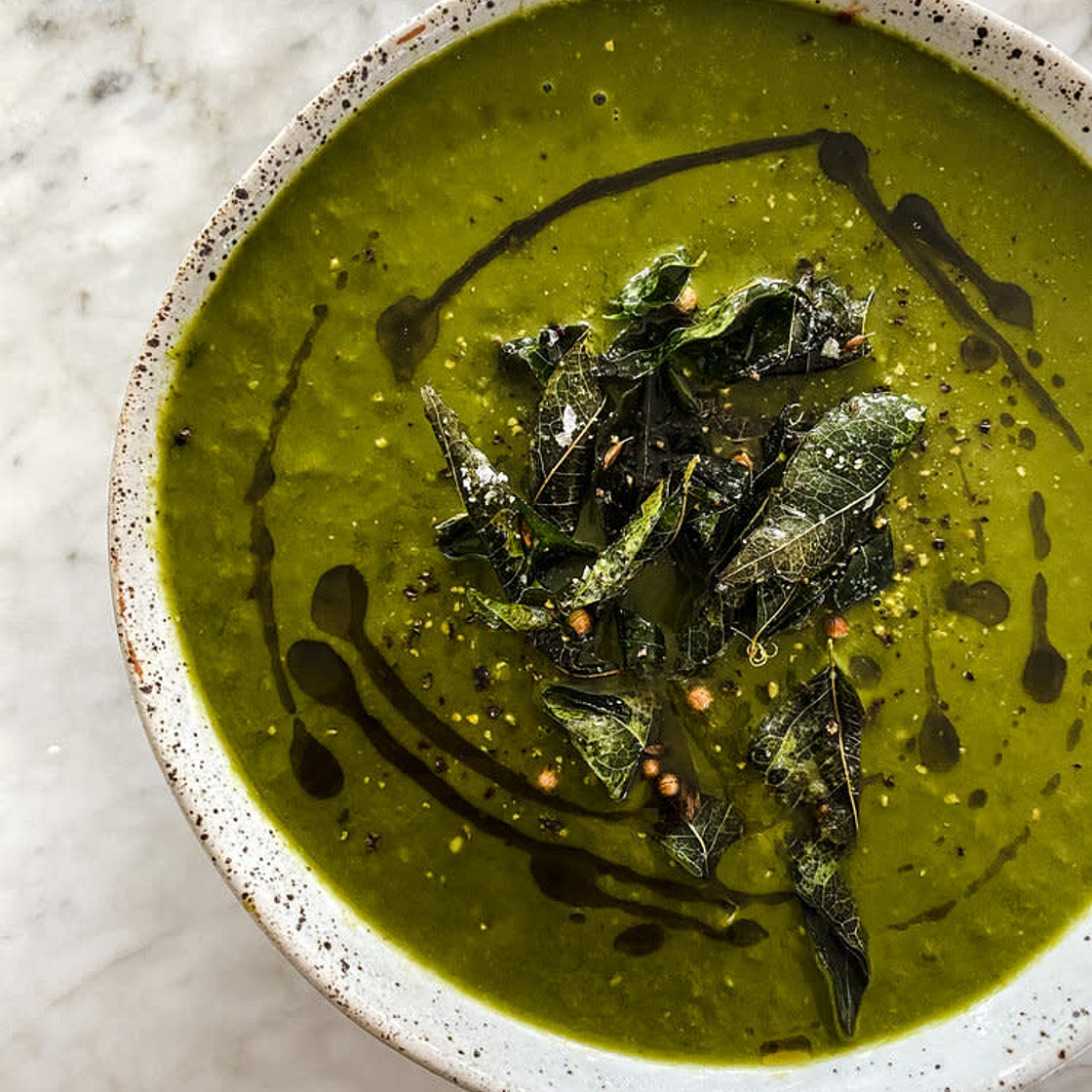 Leek, Silverbeet & Ginger Soup