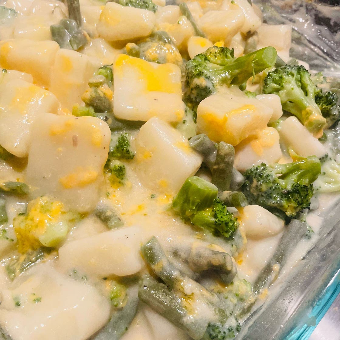 Fresh Green Bean and Potato Casserole