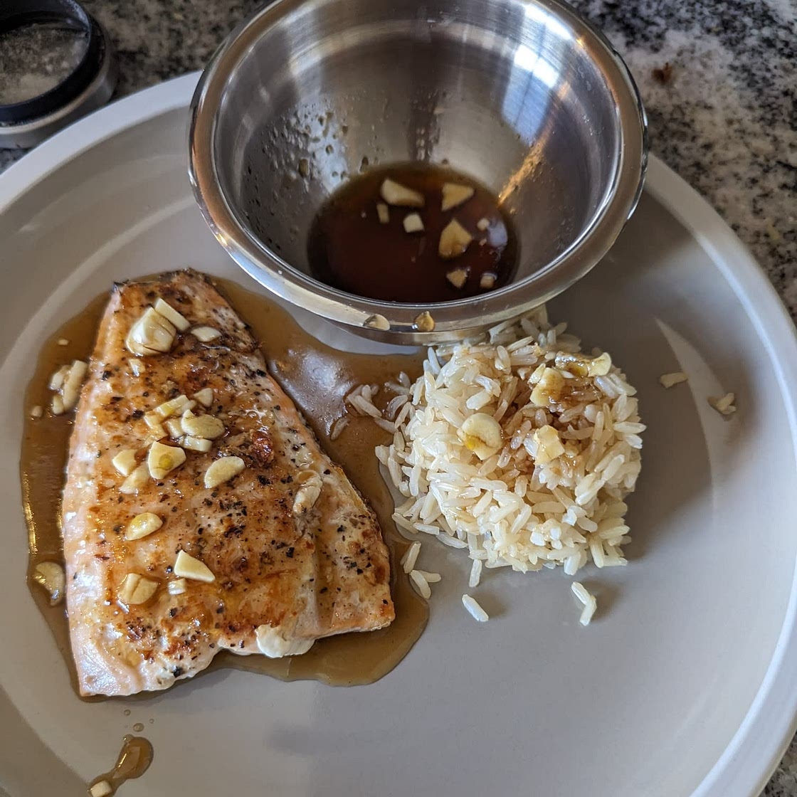 Easy One Pan Maple Glazed Salmon