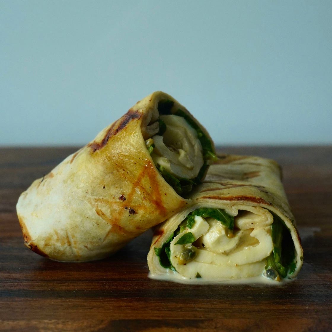 Passion fruit mozzarella wrap