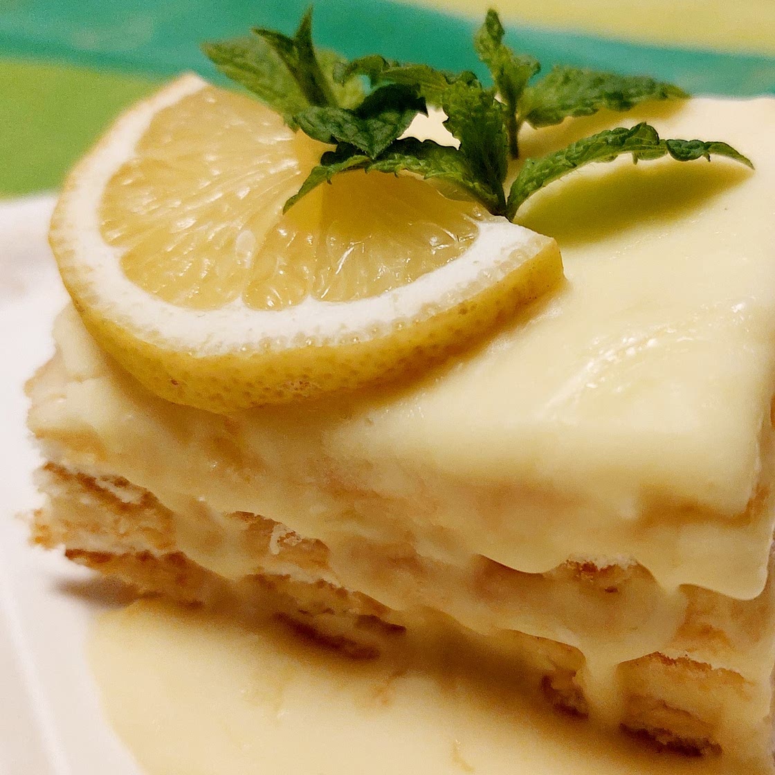 Lemon and white chocolate shortcake